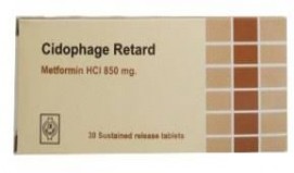 Cidophage Retard 850mg