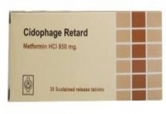 Cidophage Retard 850mg