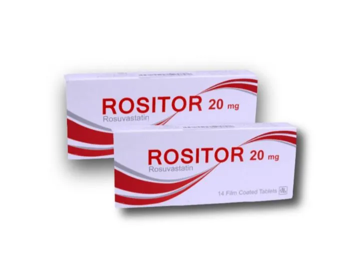 rositor for reduce harmful cholesterol and blood fats 20 mg